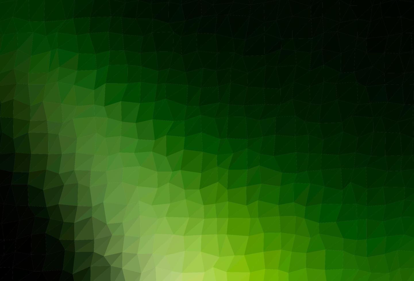 Dark Green vector low poly texture.