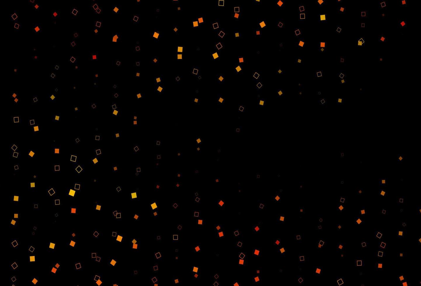 Dark Orange vector backdrop with lines, rectangles.