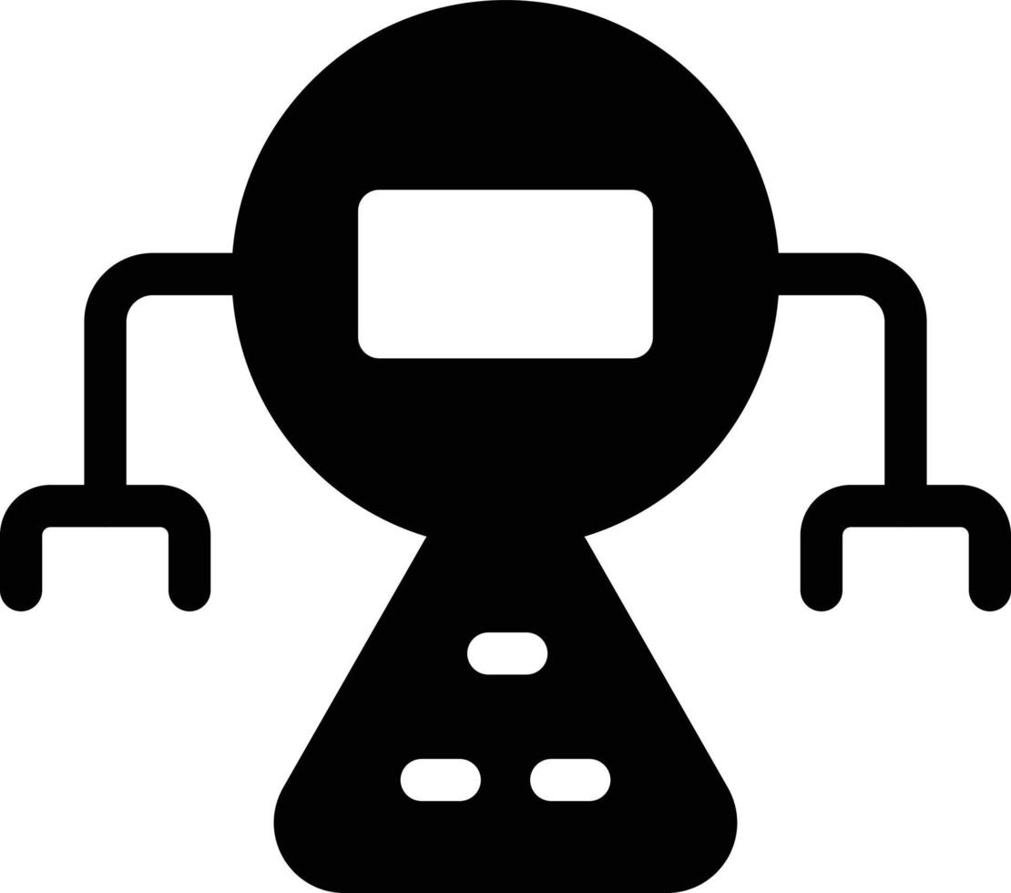 robot vector illustration on a background.Premium quality symbols.vector icons for concept and graphic design.