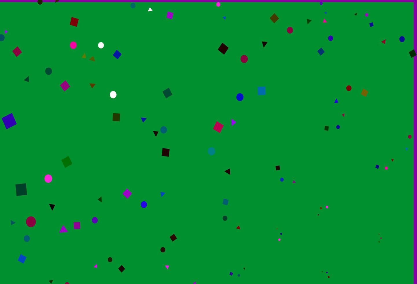 Light Multicolor, Rainbow vector texture in poly style with circles, cubes.
