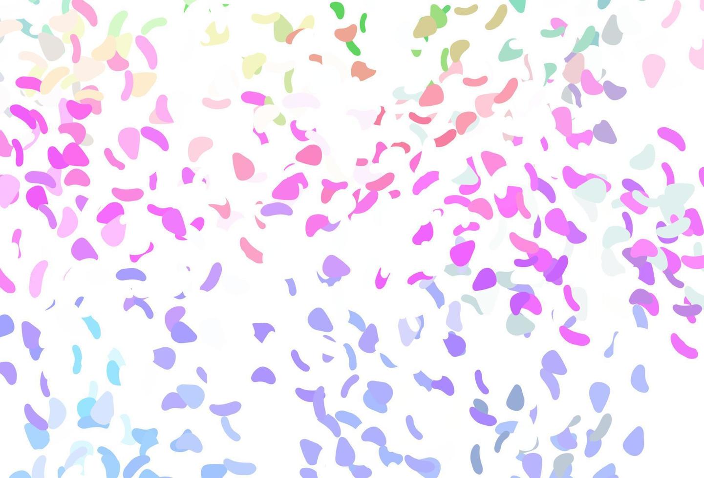Light multicolor, rainbow vector background with abstract forms.