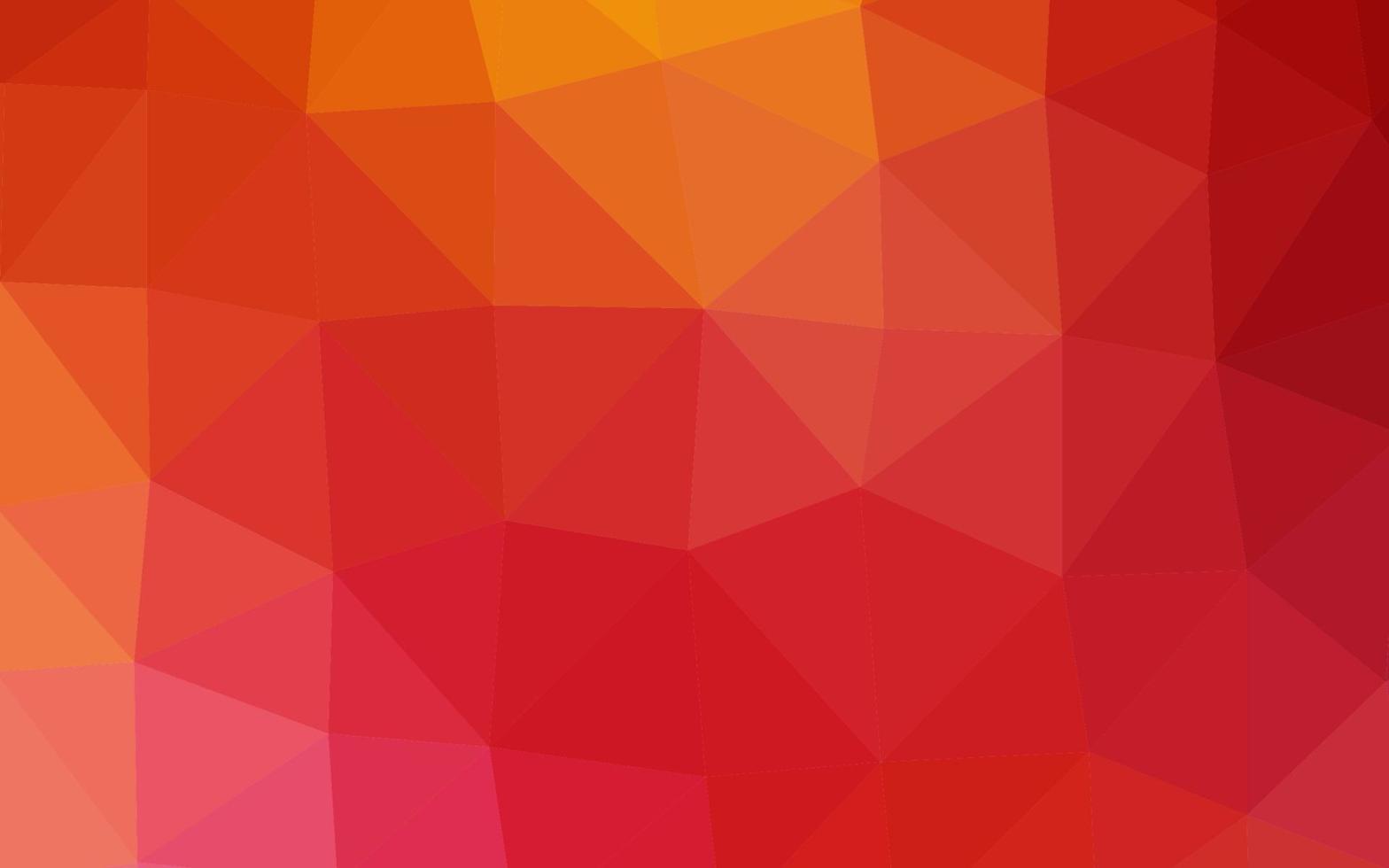 Light Red, Yellow vector blurry triangle pattern.