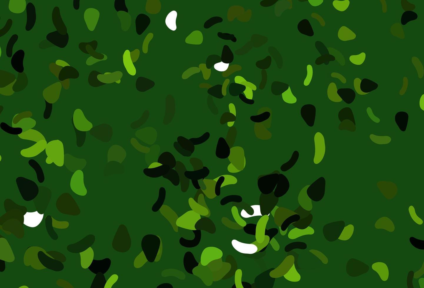 Light Orange vector background with abstract forms.