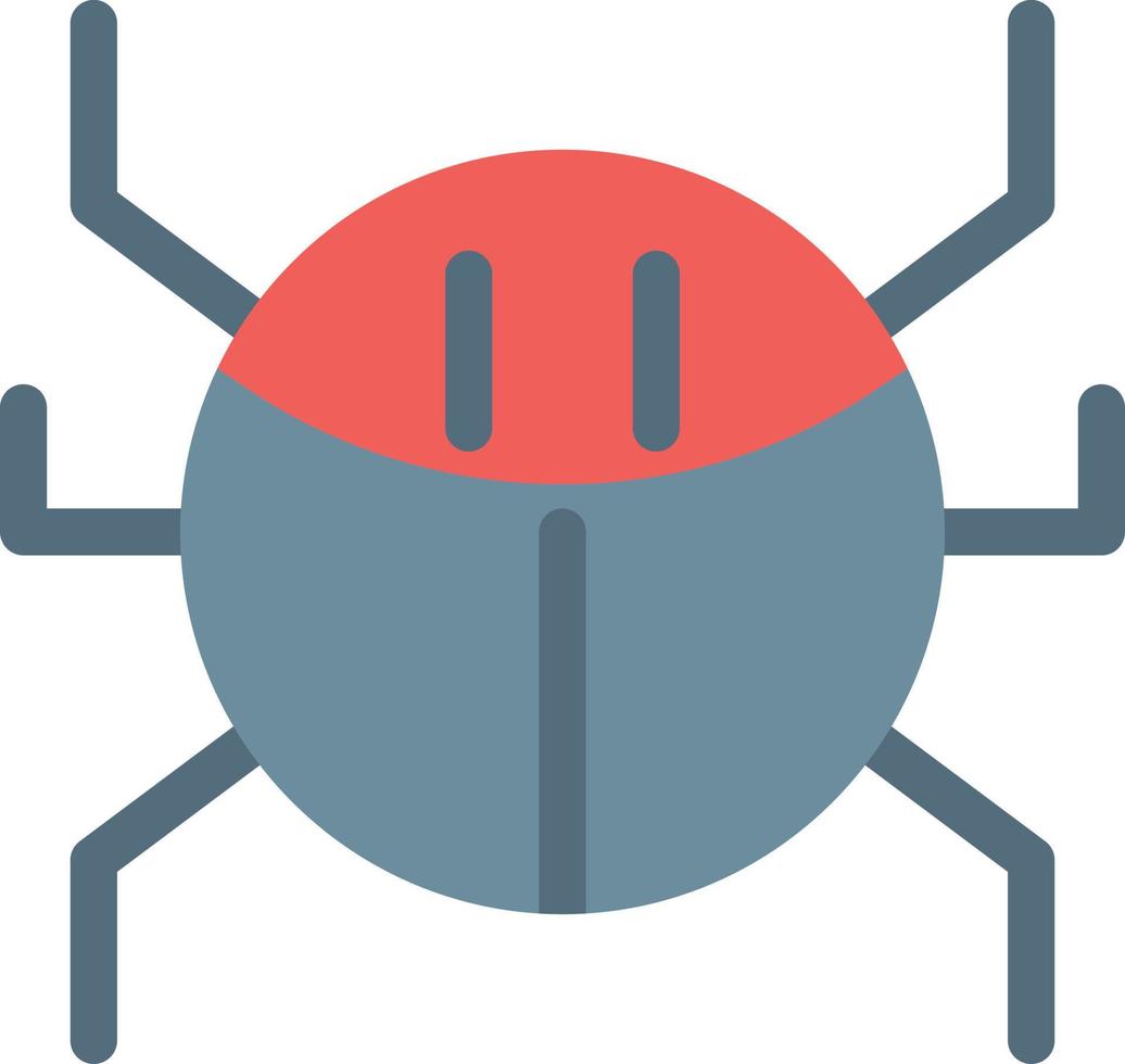 bug vector illustration on a background.Premium quality symbols.vector icons for concept and graphic design.
