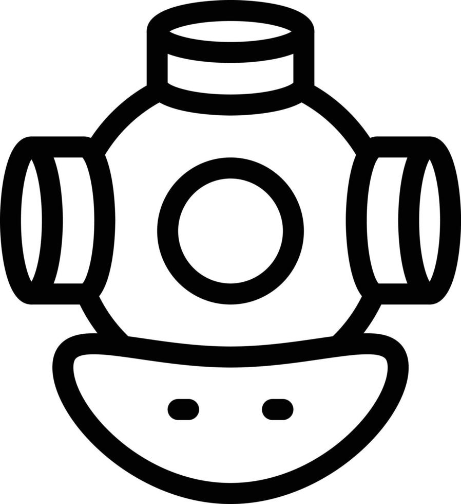 ilustración vectorial de buceo en un fondo. símbolos de calidad premium. iconos vectoriales para concepto y diseño gráfico. vector