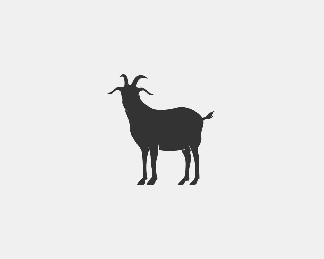 Goat vector silhouette