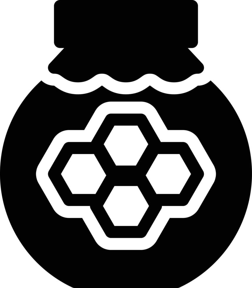 honey jar vector illustration on a background.Premium quality symbols.vector icons for concept and graphic design.