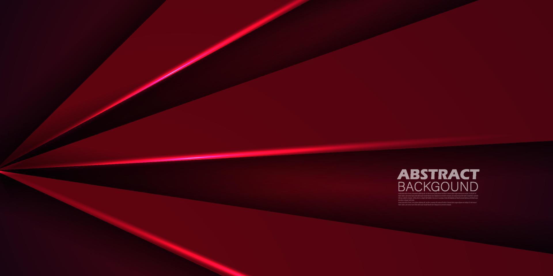 red abstract background with minimal papercut design , realistic 3d   triangle design eps10 vector