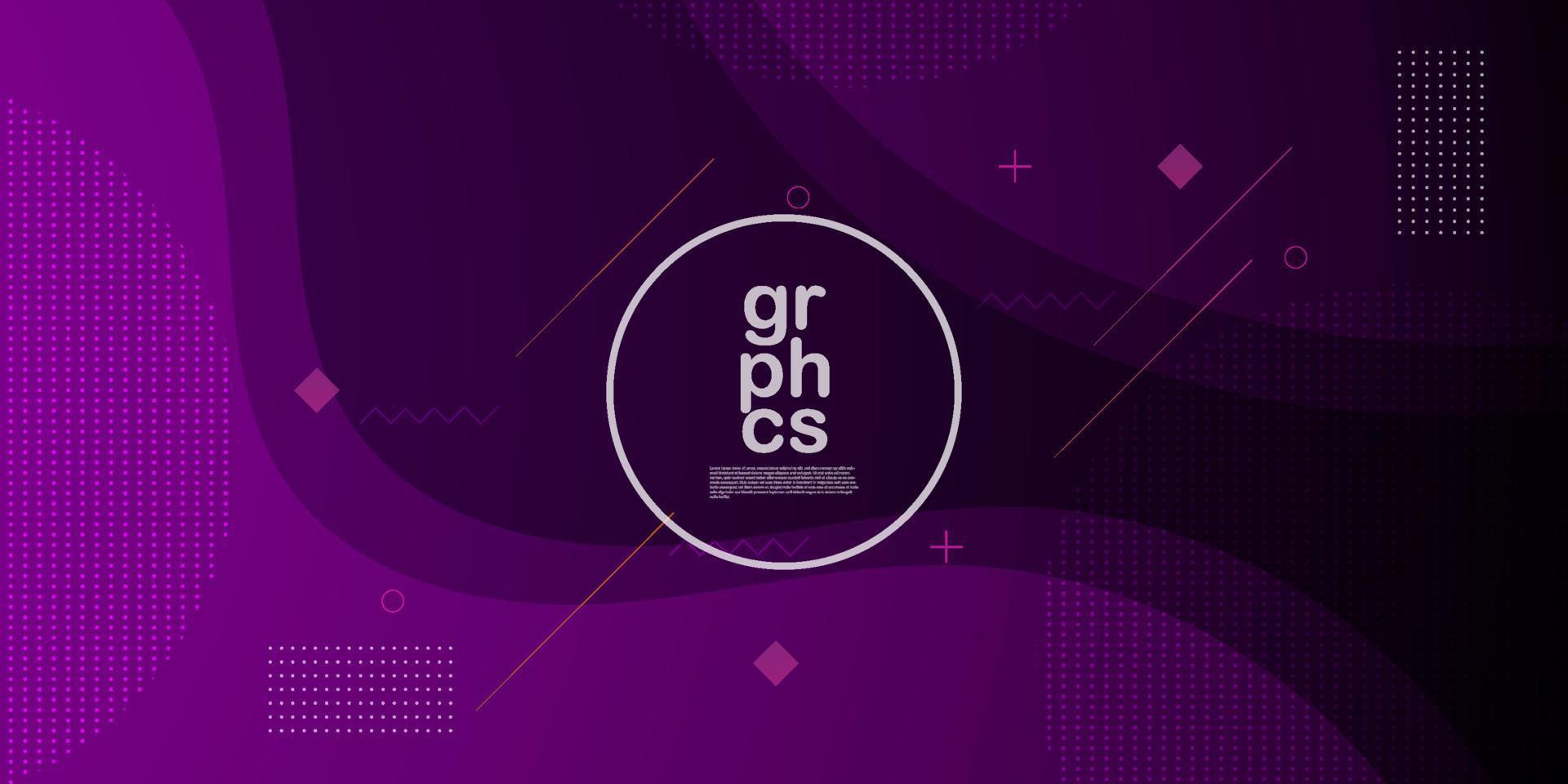 Modern abstract dark violet lavender purple with lines gradient background. simple pattern for display ad website template wallpaper poster. Eps10 vector