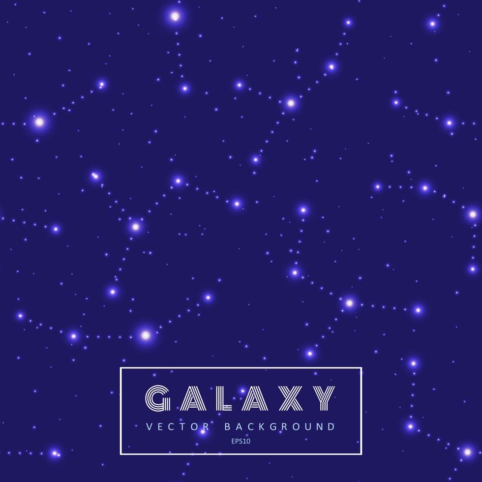 Space Galaxy constellation seamless pattern print. Could be used for textile, zodiac star yoga mat, phone case. vector