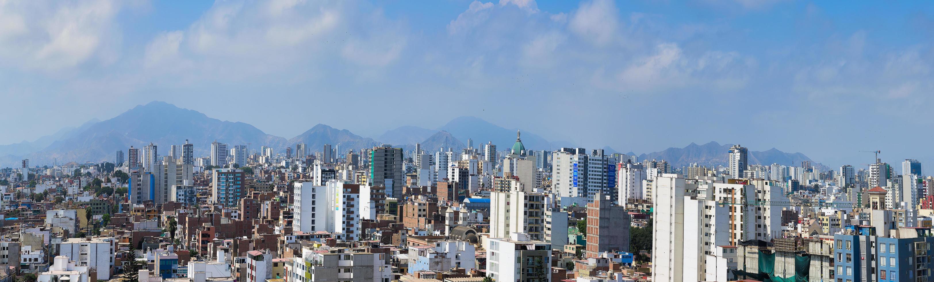 Lima 2020 The city of Lima in Peru under the mountains photo