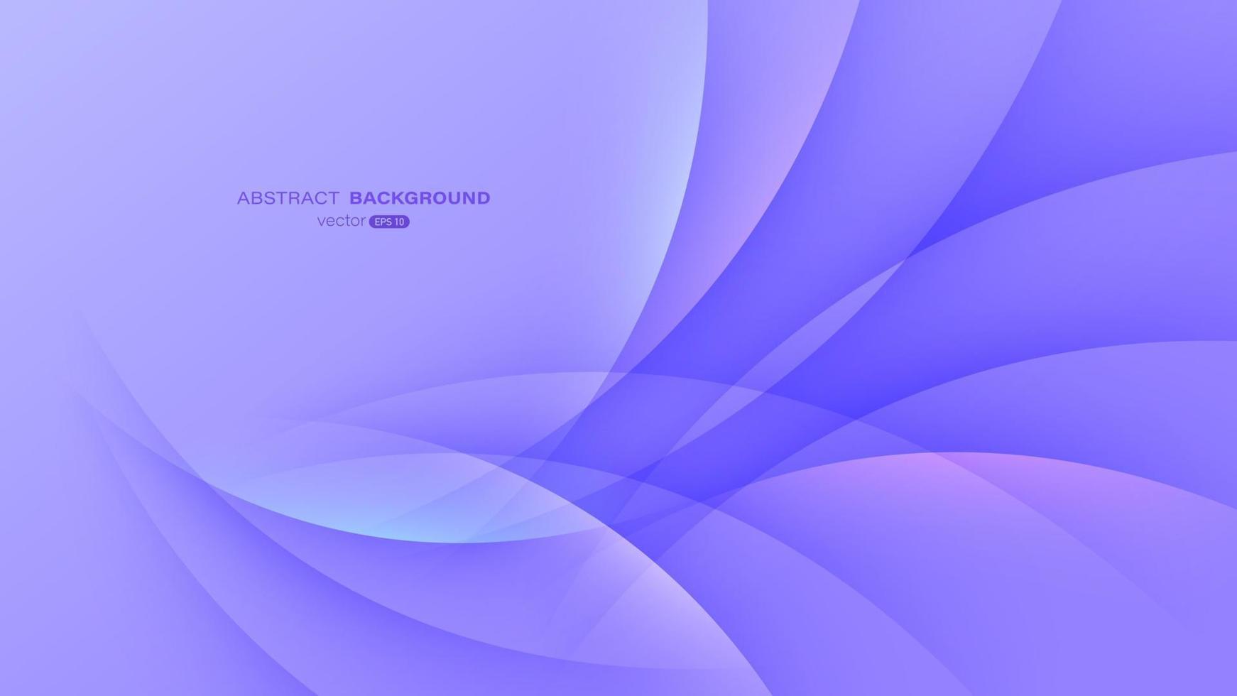 Abstract purple background with curve and light composition vector