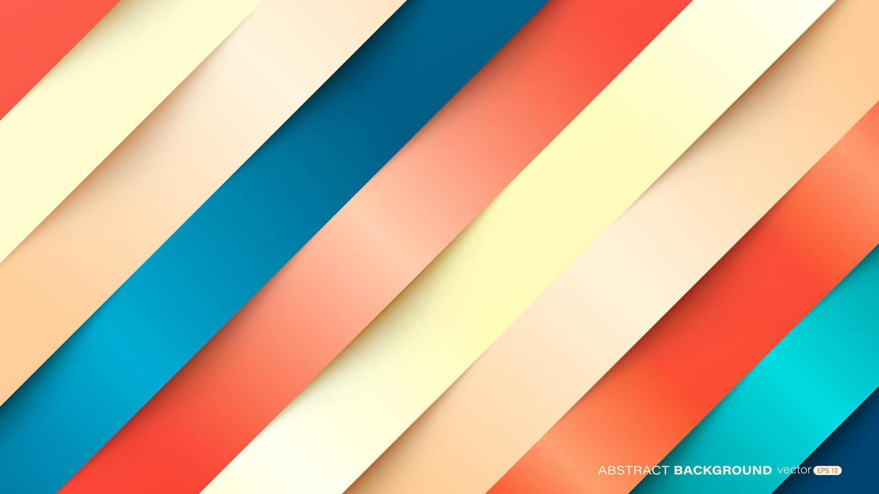 fondo abstracto colorido con luz y sombra diagonales degradadas vector