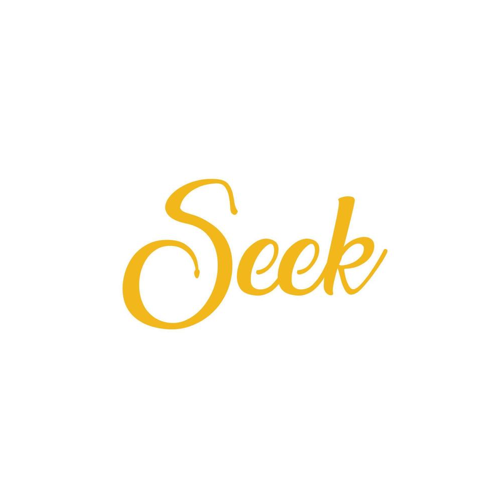 Positive word design for print vector
