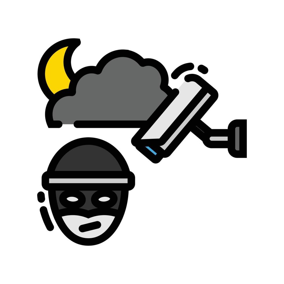 CCTV Security Camera Icon vector