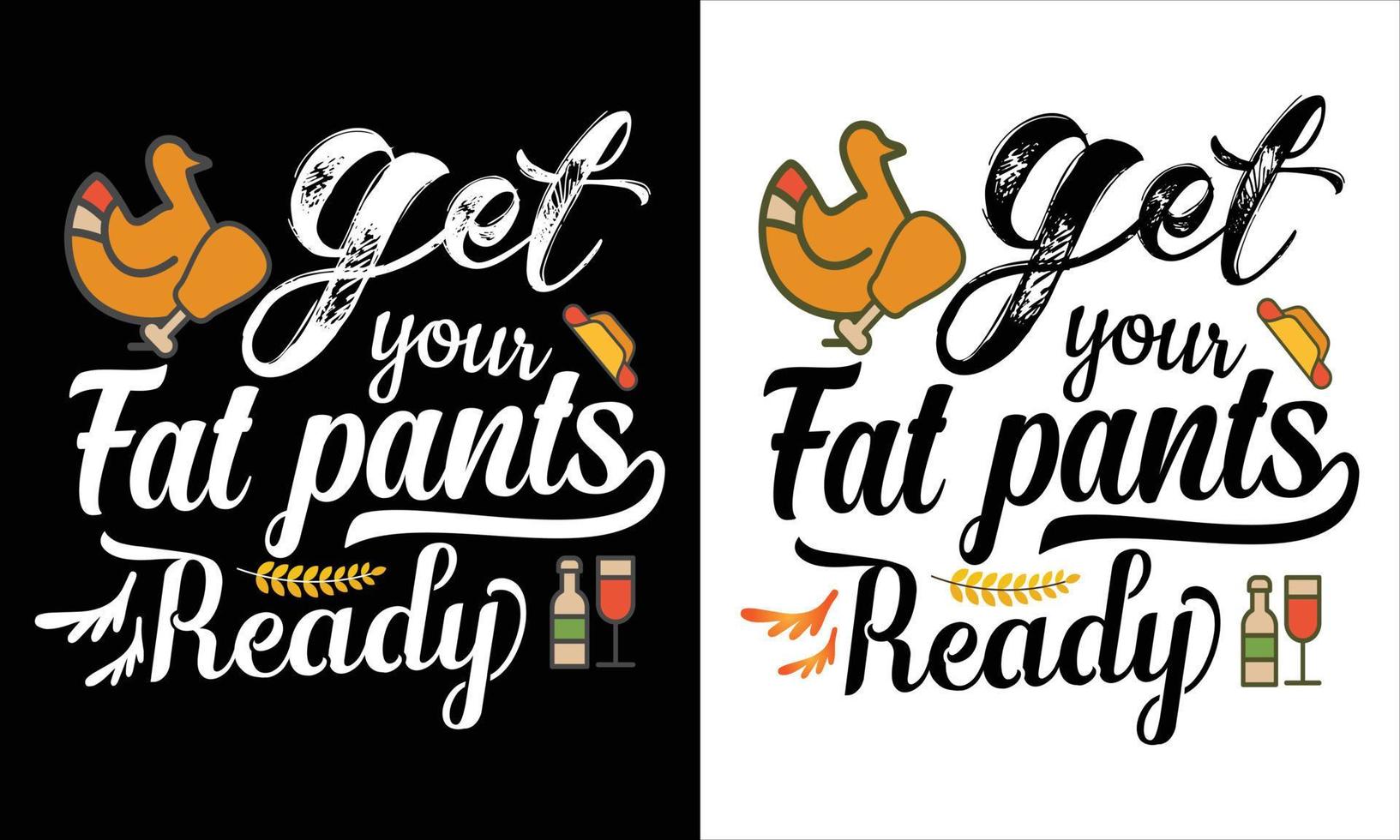 Thanks Giving day t shirt design vector