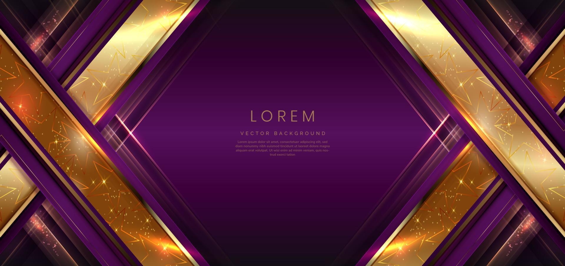 Elegant vertical violet luxury background with diagonal lighting effect and sparkling with copy space for text. vector