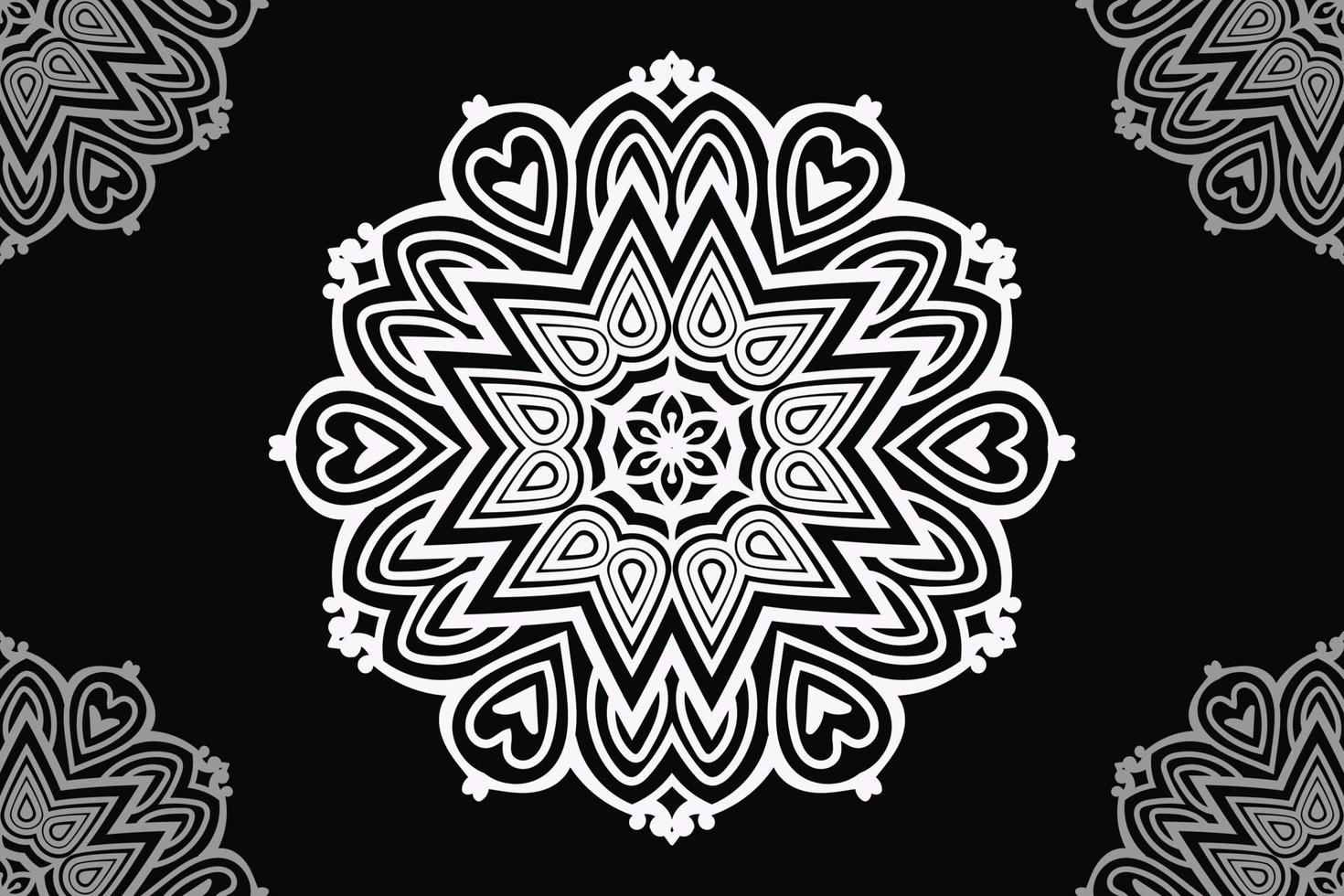 Mandala Design. Round lace pattern design. vector
