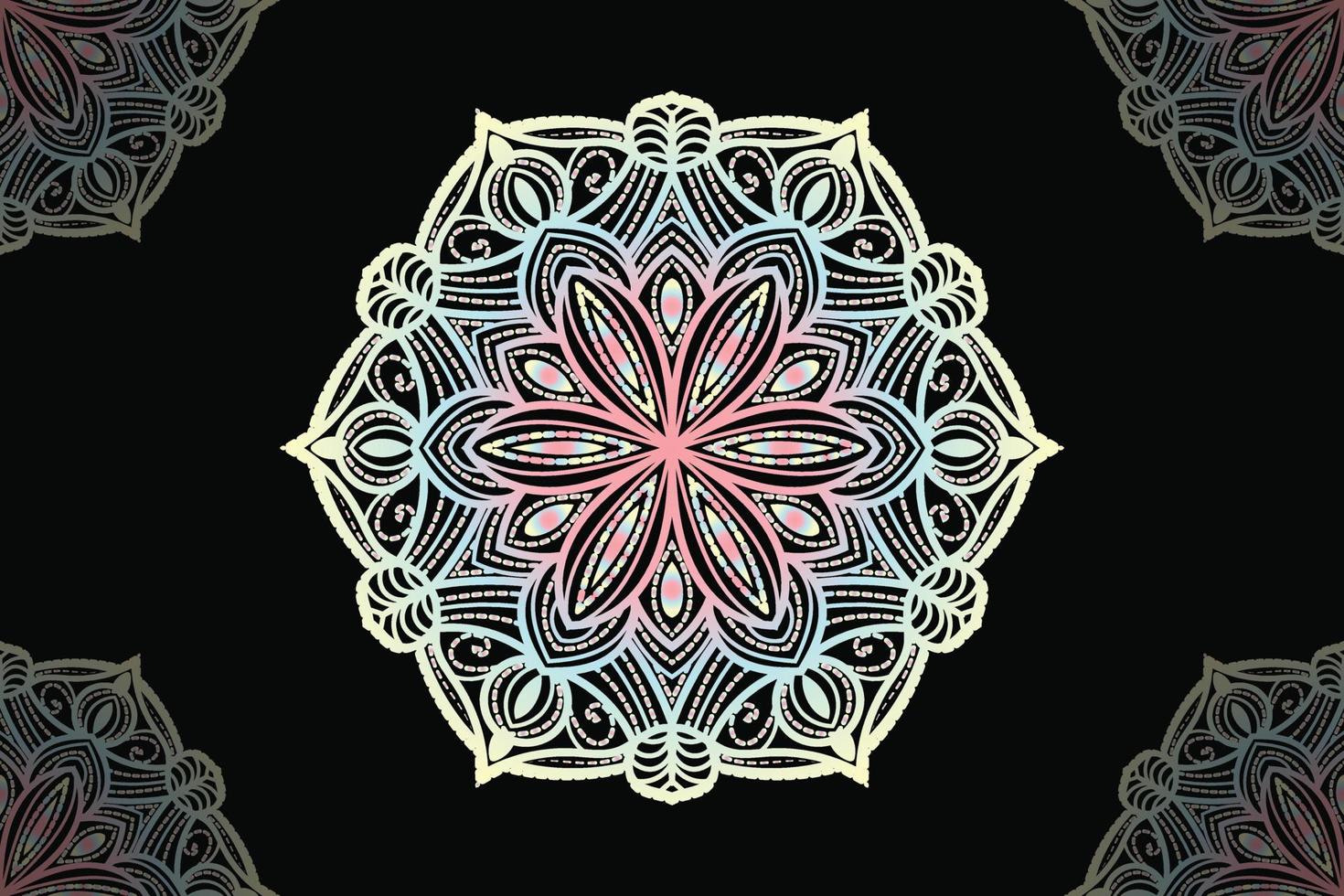 Mandala Design. Round lace pattern design. vector