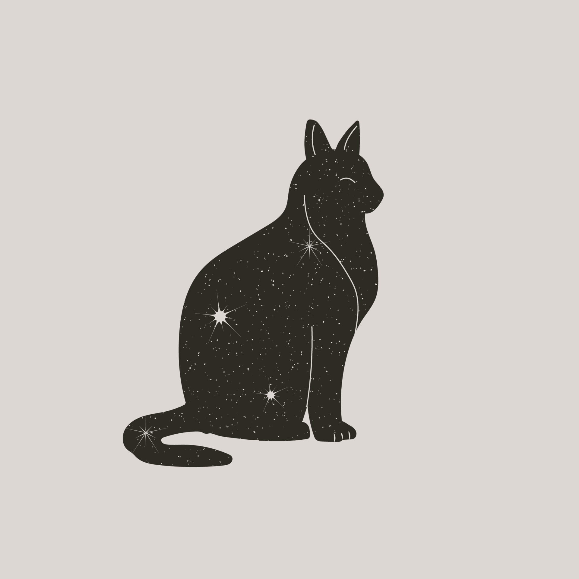Mystical Black Cat in Trendy boho style. Vector magic cat silhouette with stars for printing on wall, T-shirt, tattoo, social media post and stories, vector 11545995 Vector Art at Vecteezy Mystical Black Cat in Trendy boho style. Vector magic cat silhouette with stars for printing on wall, T-shirt, tattoo, social media post and stories, vector 11545995 Vector Art at Vecteezy