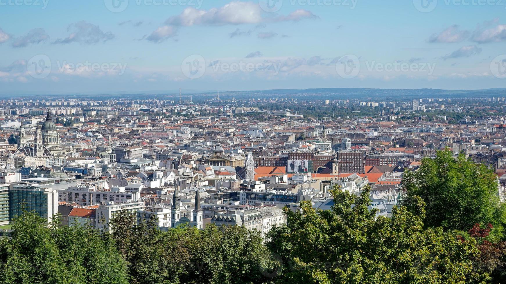 Budapest, Hungary, 2014. View across the river Danube in Budapest photo