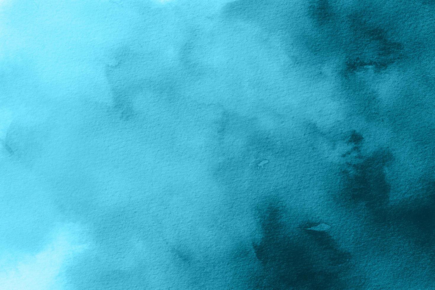 Turquoise Watercolor Background Paper Texture photo