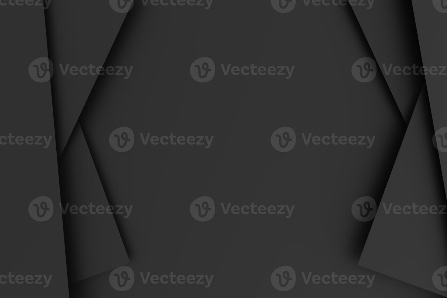 layers of black paper layers abstract background with copy space photo