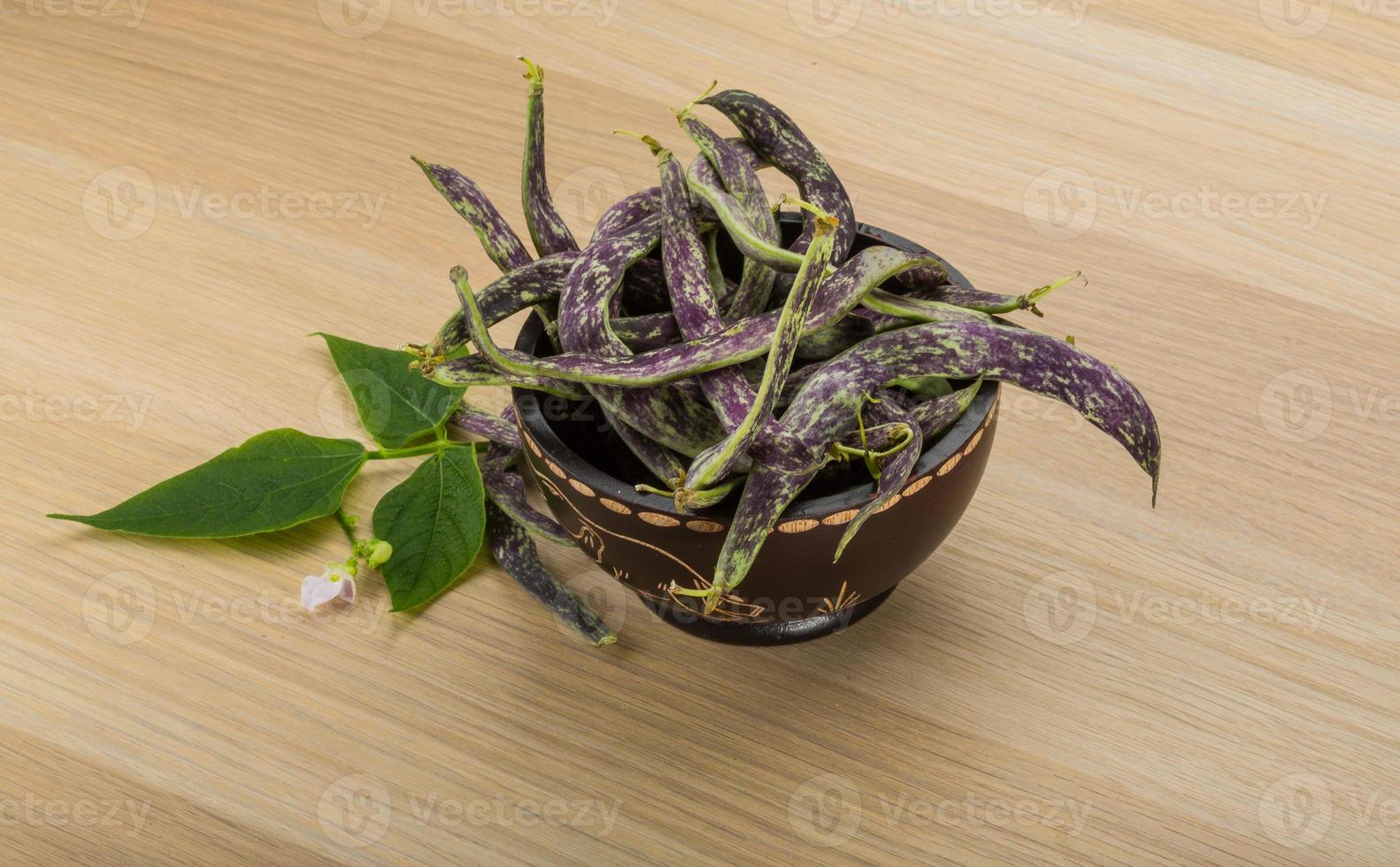 Beans with leaf photo