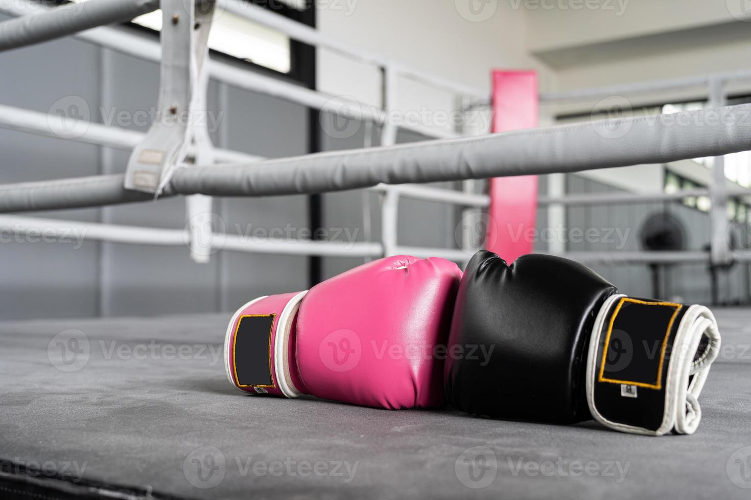 pink and black Boxing glove in punching in woman concept. 11547954