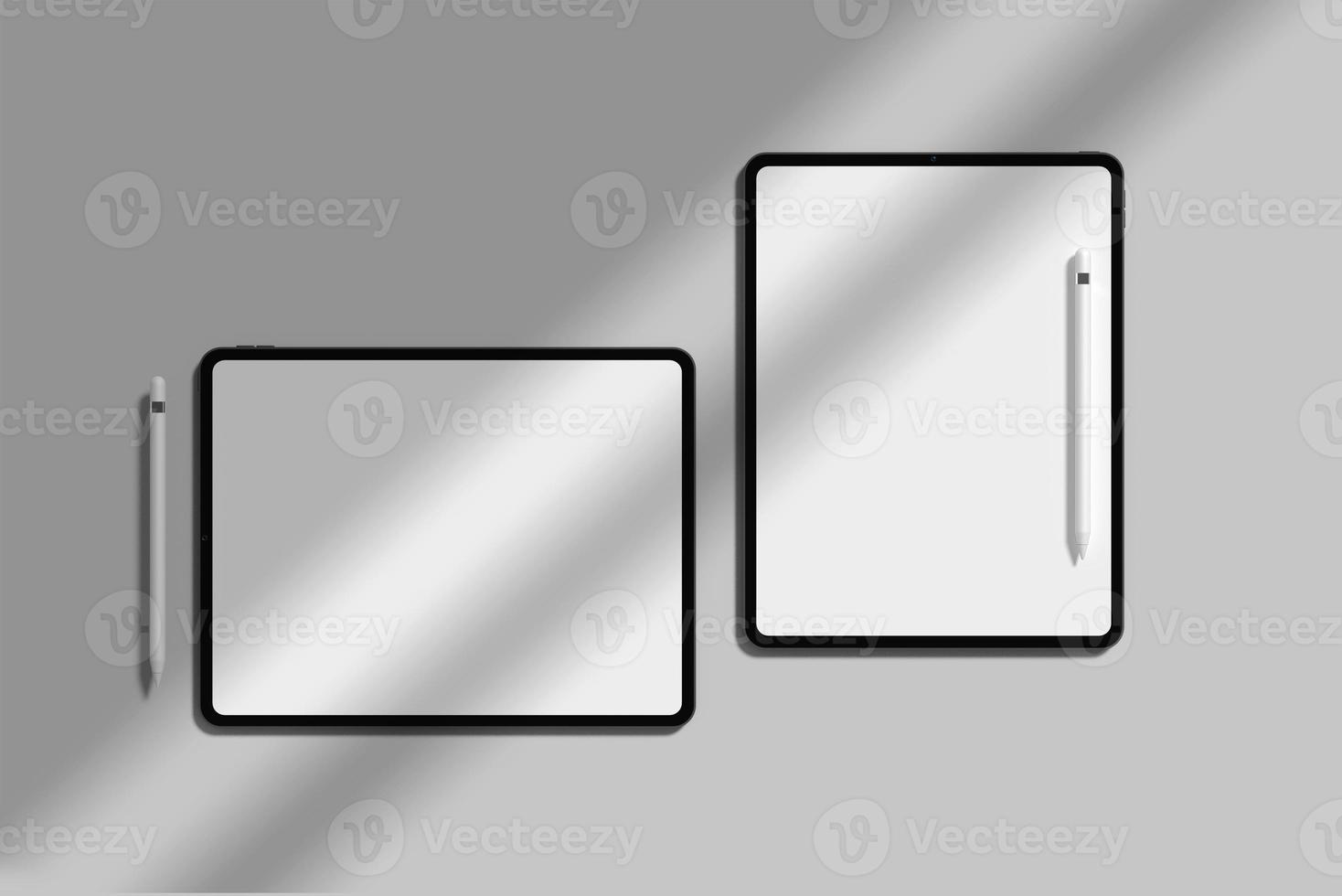Tablet Screen Blank Mockup photo