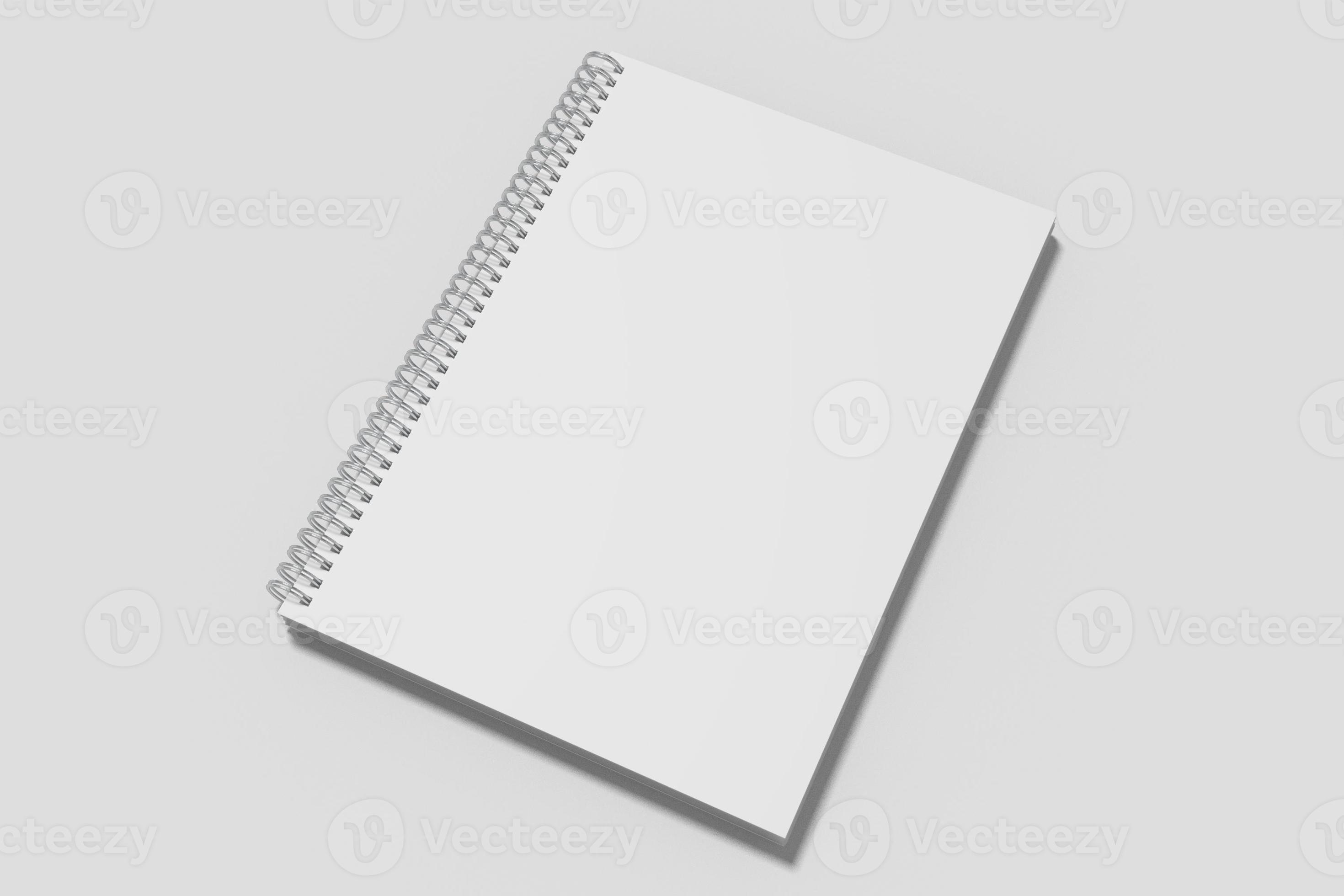 A5 Spiral Notebook Blank Mockup 11550298 Stock Photo at Vecteezy