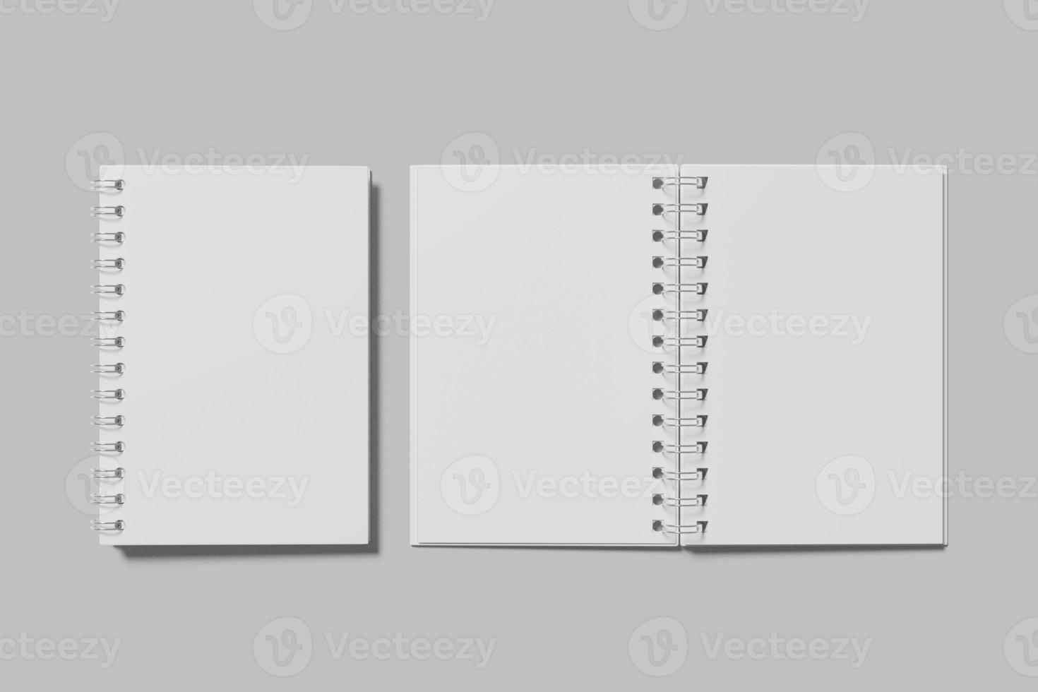 A5 Spiral Notebook Blank Mockup 11550307 Stock Photo at Vecteezy