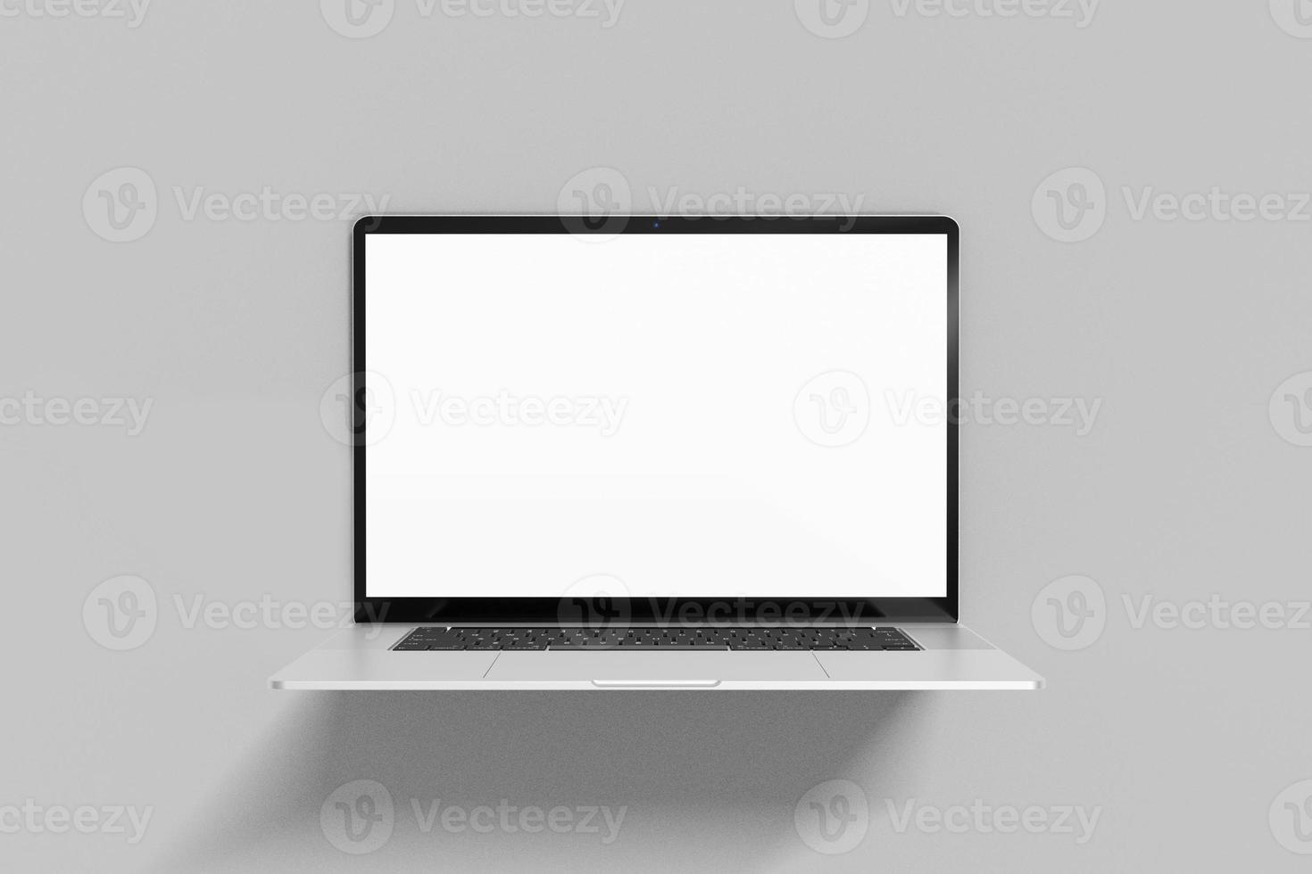 Laptop Screen Blank Mockup photo