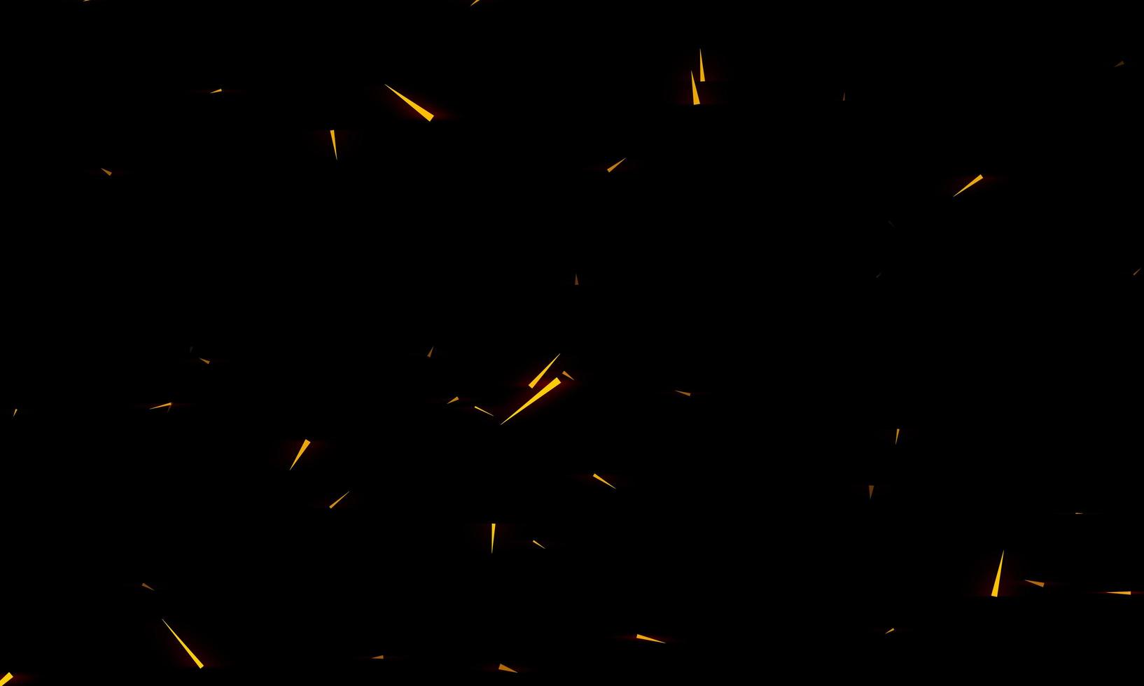 Burning red hot sparks fly from large fire in the night sky. Beautiful abstract background on the theme of fire, light and life. photo