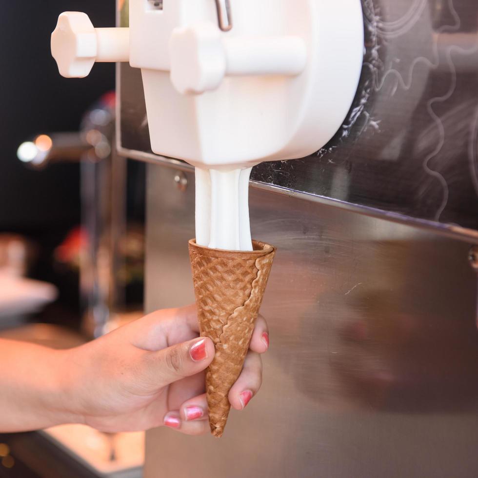 soft serve ice cream photo