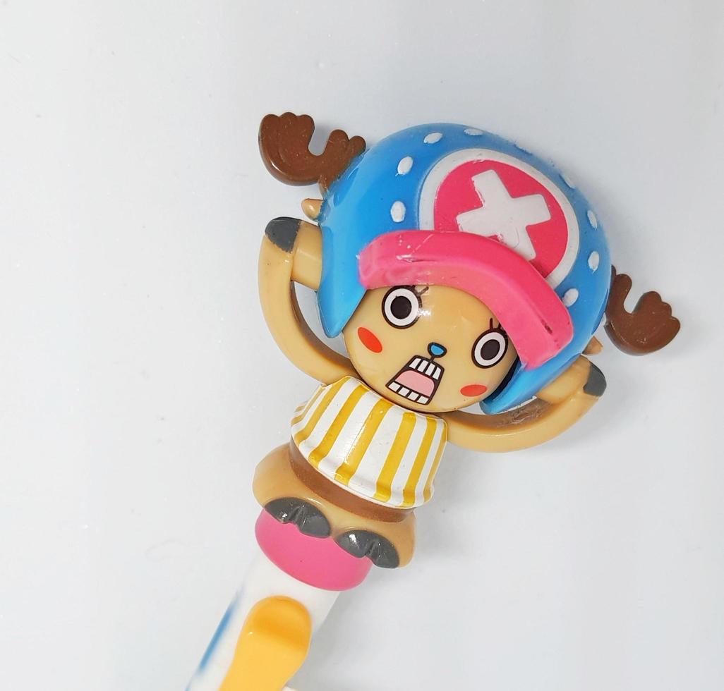 Jakarta, Indonesia in September 2022. A pen from One Piece character named Tony Tony Chopper, also known as Cotton Candy Lover Chopper. photo