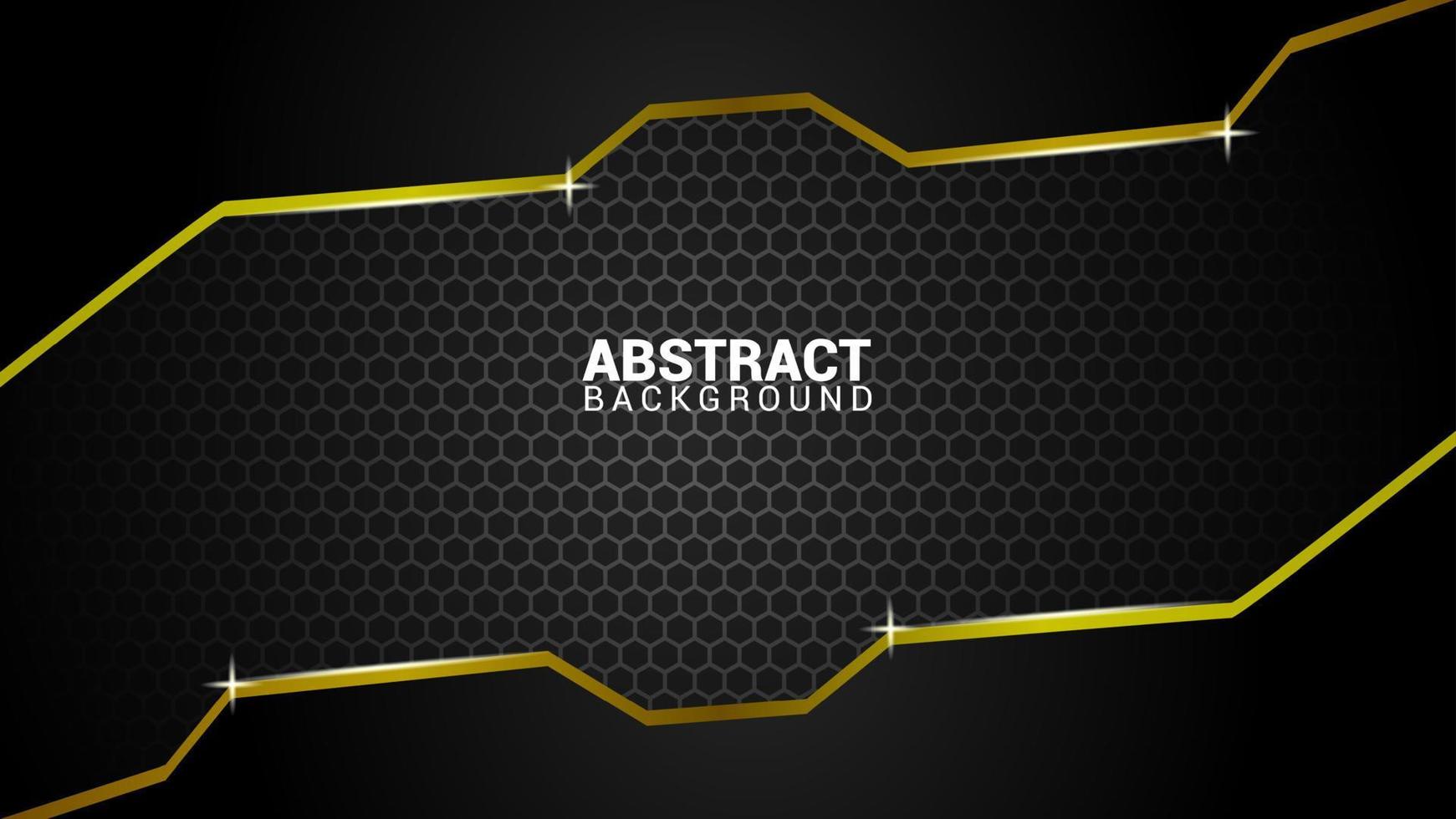 dark abstract background with luxury gold lines, perfect for banners, advertisements, social media posts and etc vector