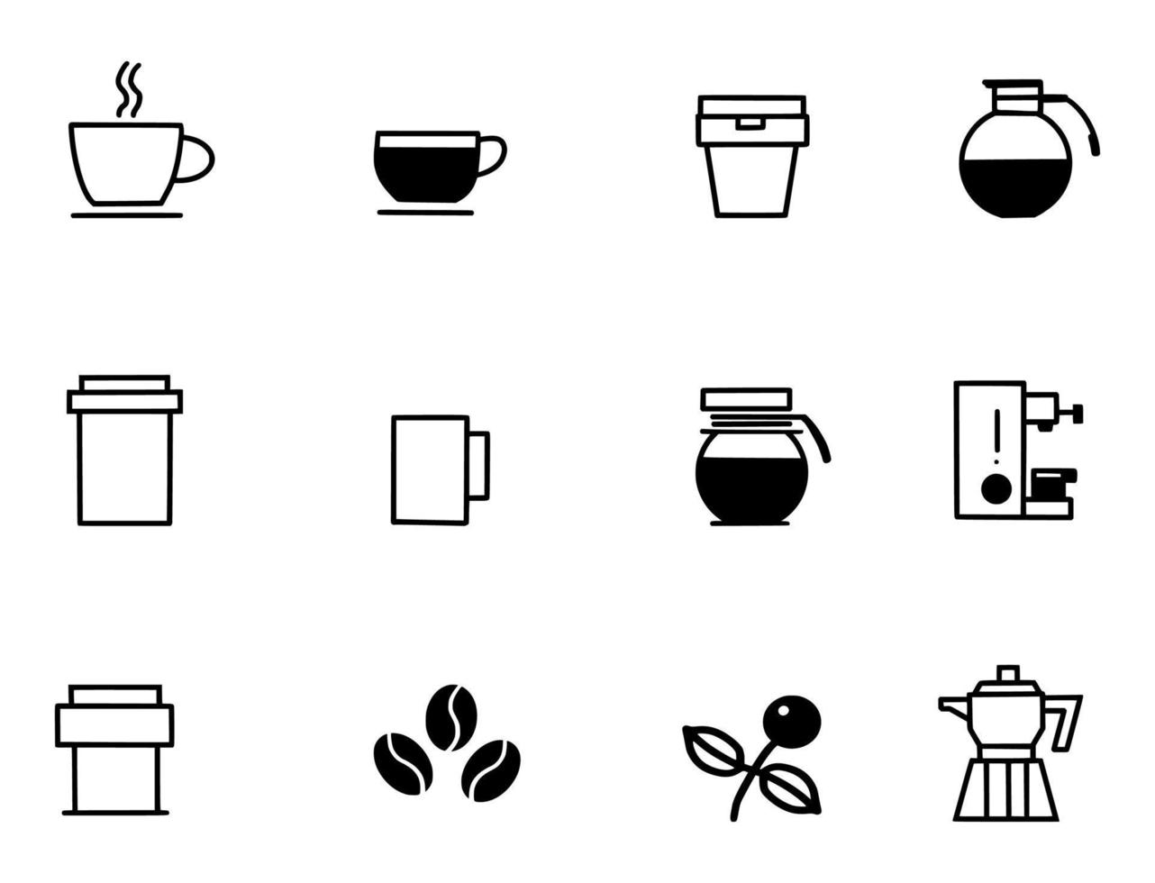 Coffee icon, design picture vector