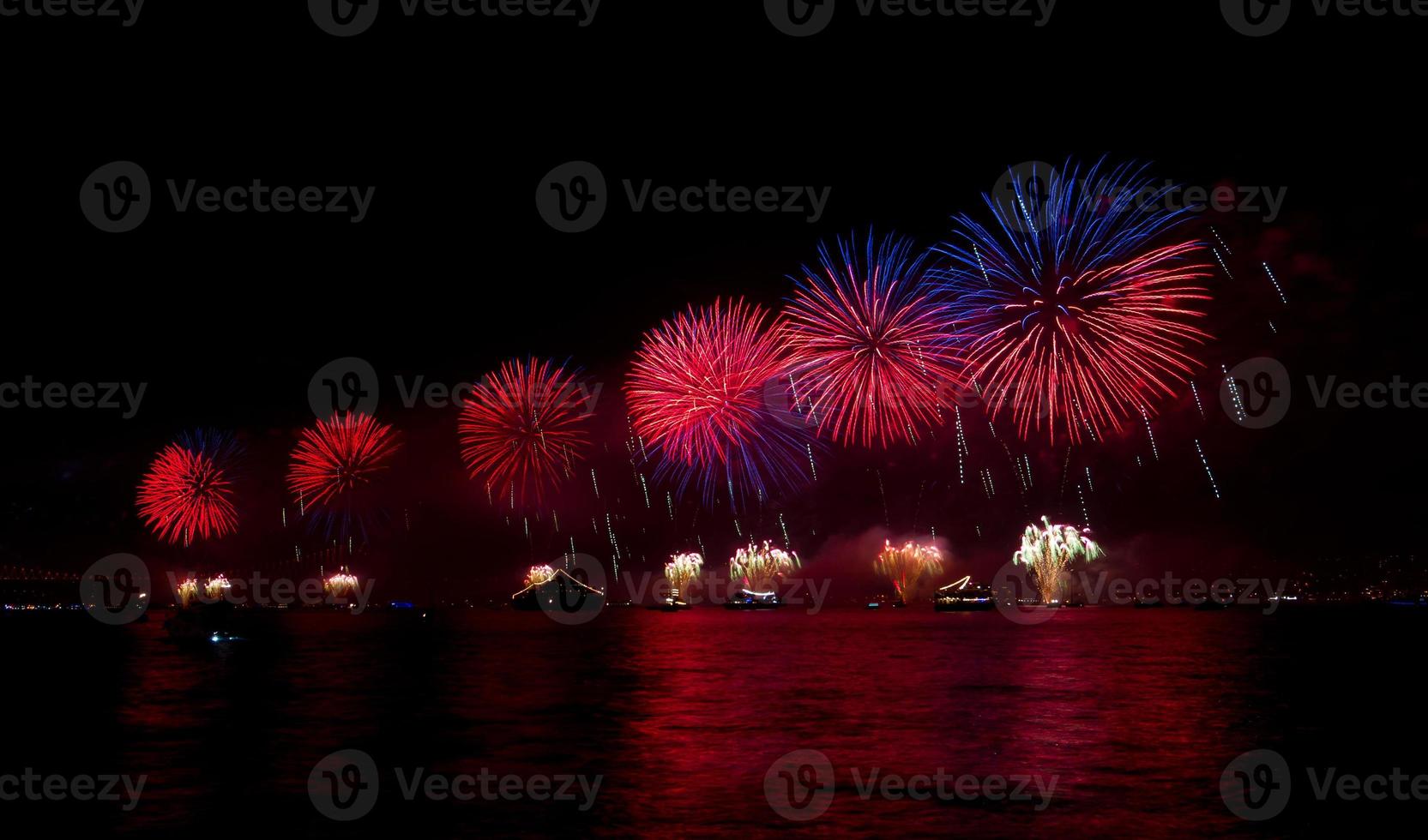 Fireworks in Istanbul photo