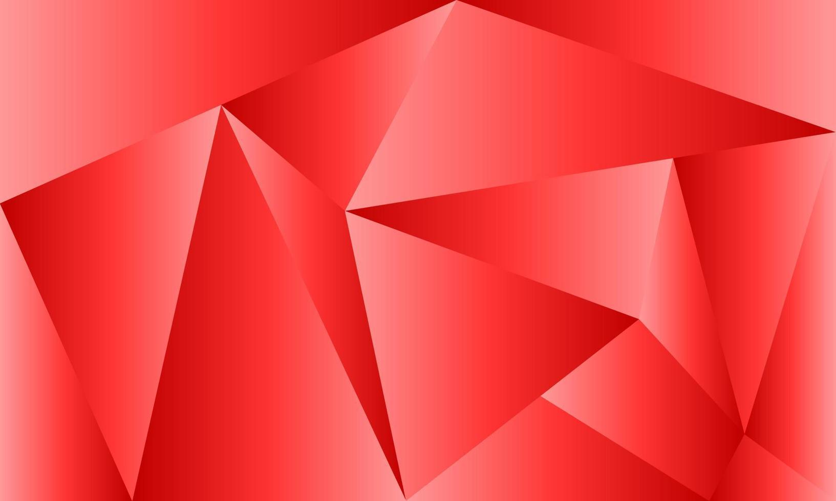 Illustration triangle shape geometry red tone on rectangle background