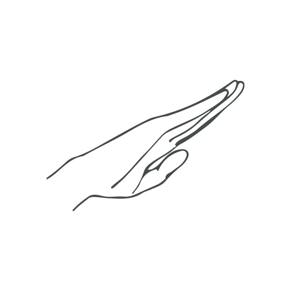 bosquejo, shilouette, dibujado a mano en una línea continua de una sola línea vector
