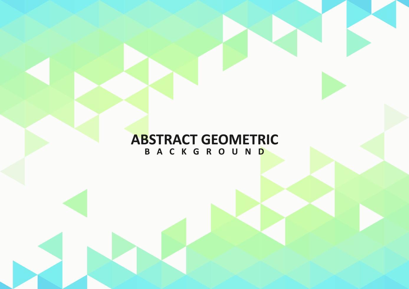 Abstract blue and green geometric background texture vector
