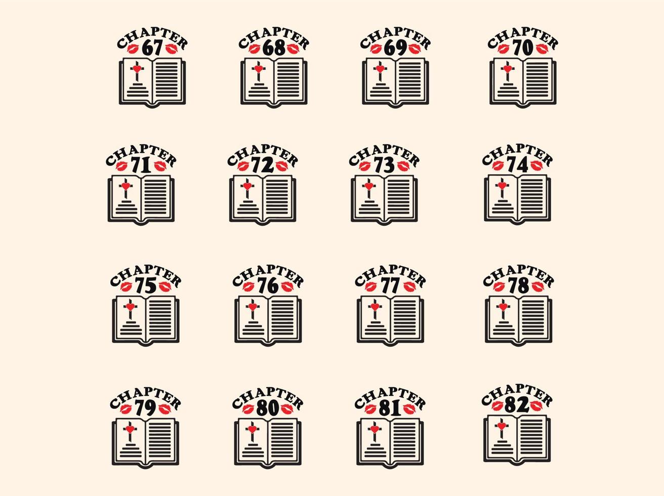 Chapter  t-shirt design bundle vector