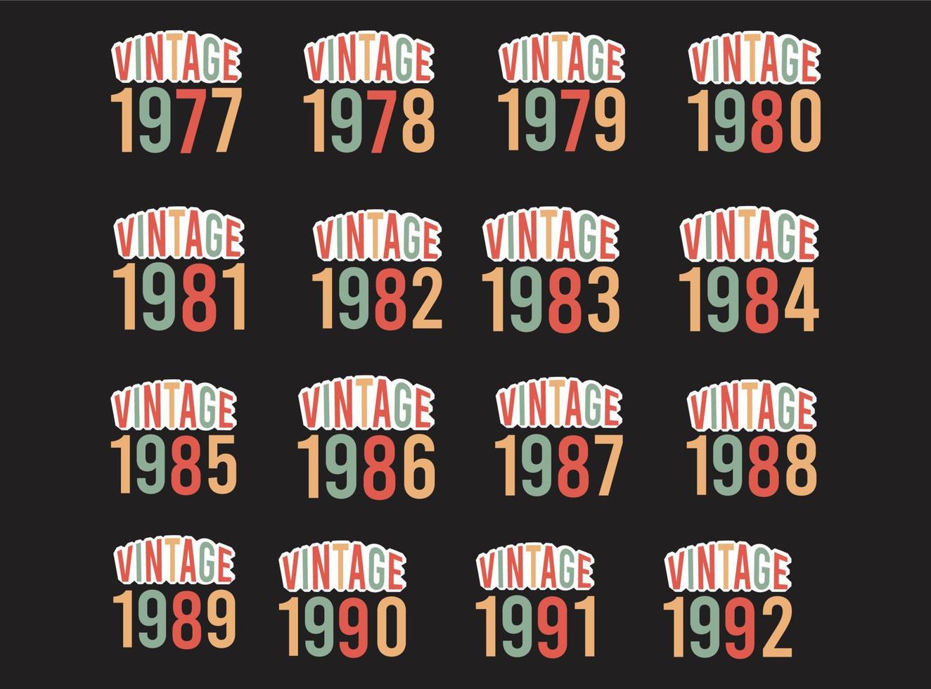 Vintage t-shirt design vector