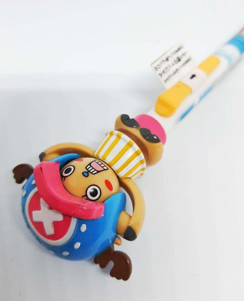 Jakarta, Indonesia in September 2022. A pen from One Piece character named Tony Tony Chopper, also known as Cotton Candy Lover Chopper. photo