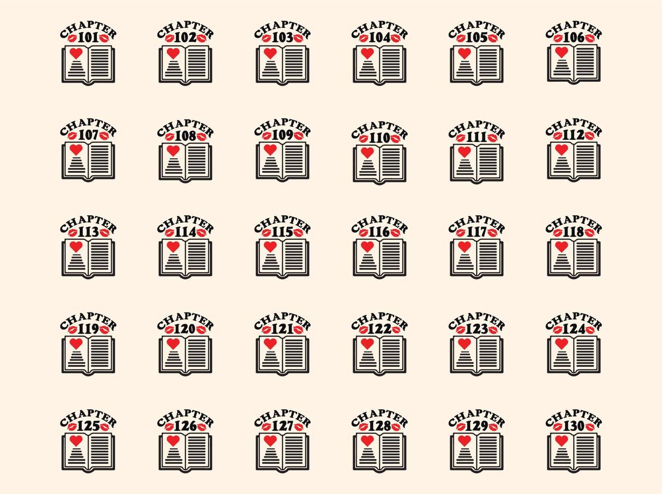 Chapter  t-shirt design bundle vector
