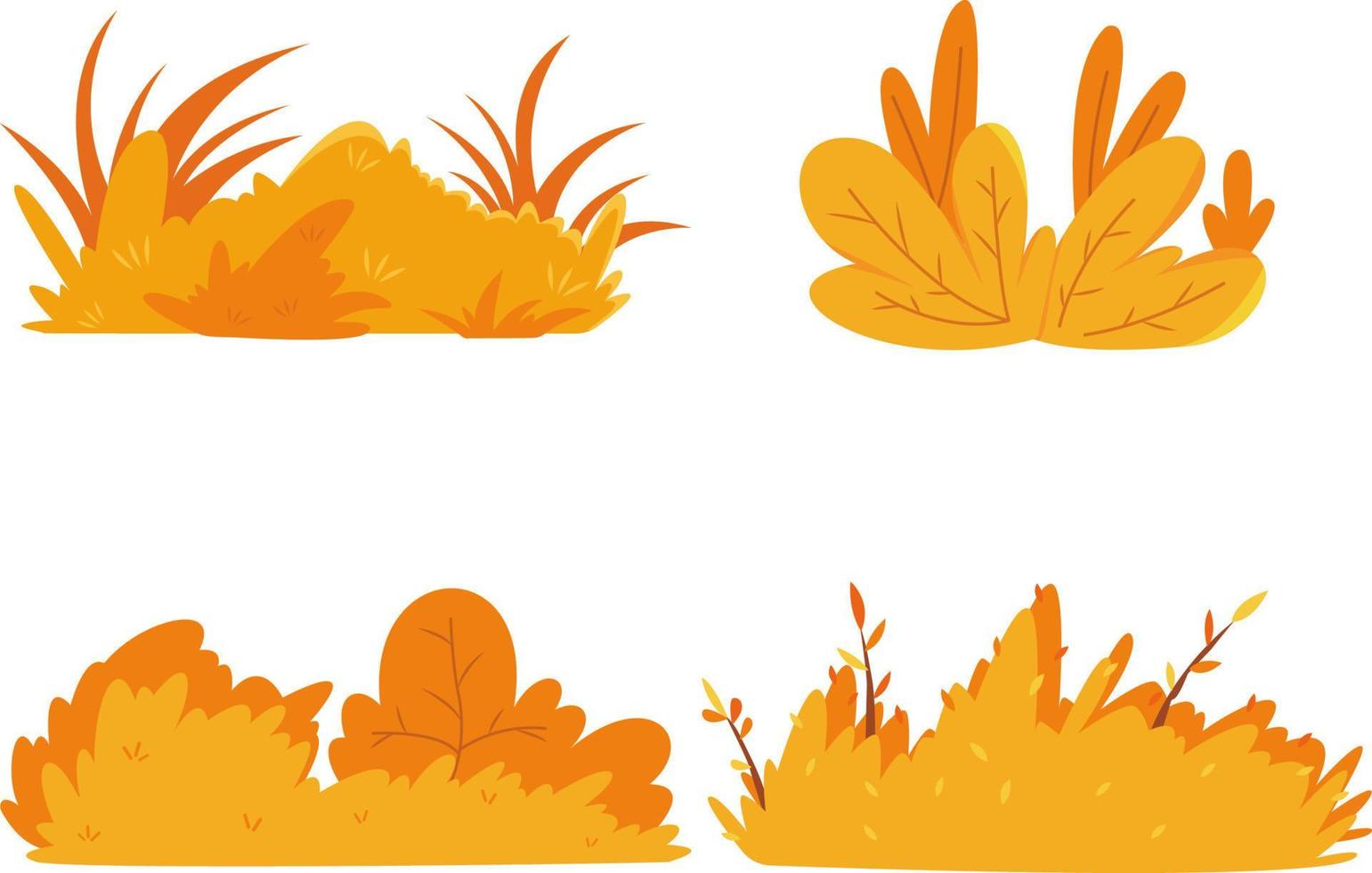 Grass Assets Version 4 Autumn vector