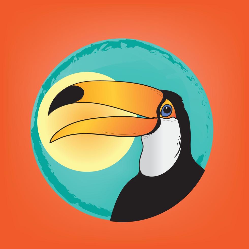 toucan bird vector illustration