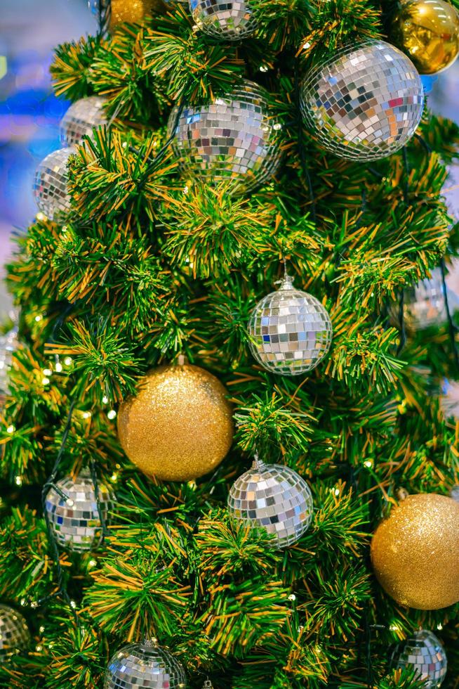 Christmas holidays banner, tree, bokeh background 11557824 Stock Photo