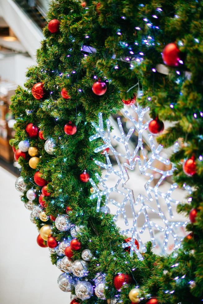 Christmas holidays banner, tree, bokeh background 11557931 Stock Photo